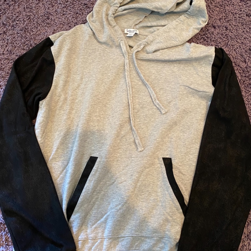 Splendid Grey & Black Hoodie